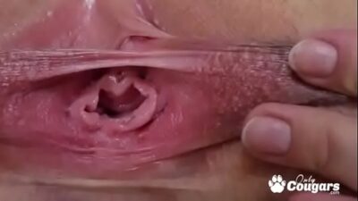 18yo Adelina Spreads Her Teen Pussy Open Wide
