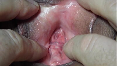 REALLY CLOSE UP OF NICKIS PUSSY GAPE!
